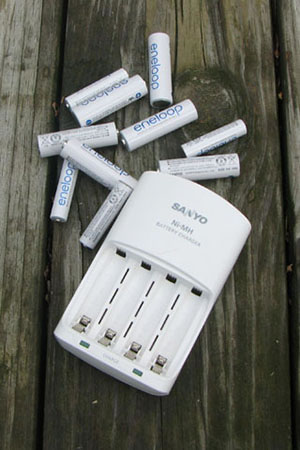Eneloop batteries and charger