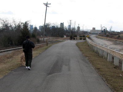 the downtown Nashville Greenway