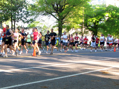 runners in marathon
