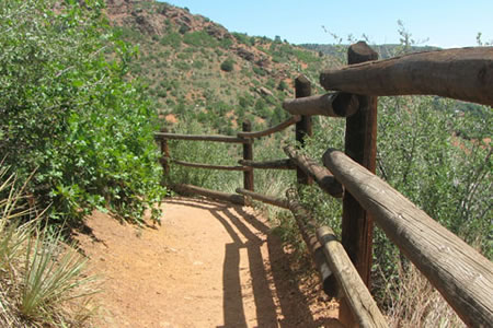 The lower Barr Trail