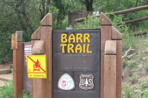 Barr Trail Trailhead