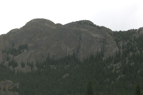 The Crags climbing area