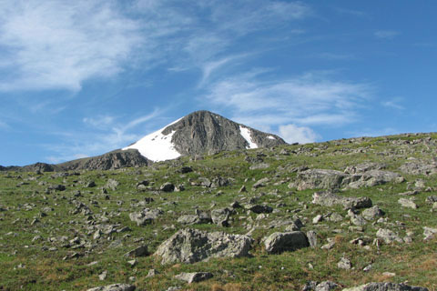 Hallett Peak from the trail
