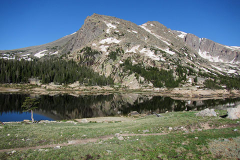 Lawn Lake in Rocky Mountain National Park