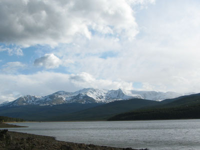 Mount Massive from the lake