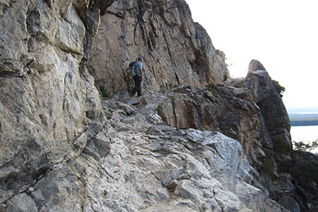 climbing to Inspiration Point