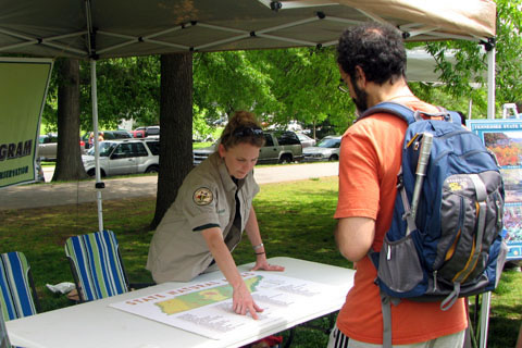 earth day  booth