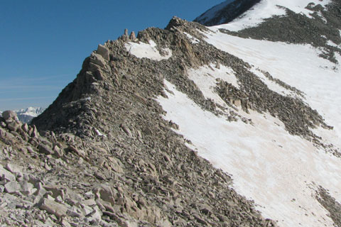 Scree slopes of Mount Antero